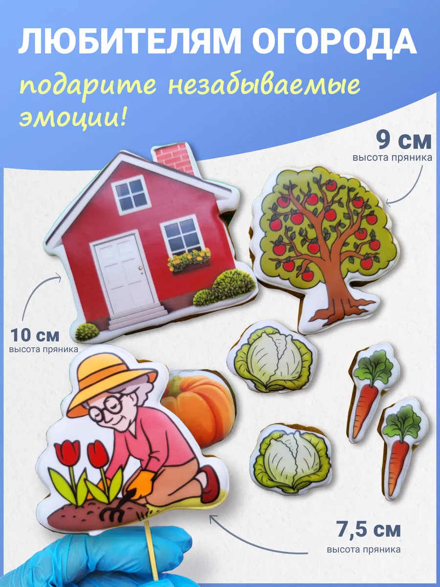 Пряники на торт «Дачнику»